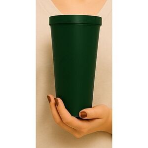 24 oz Starbucks Travel Tumbler Cup Venti 2022 Matte Army Hunter Green Soft Touch